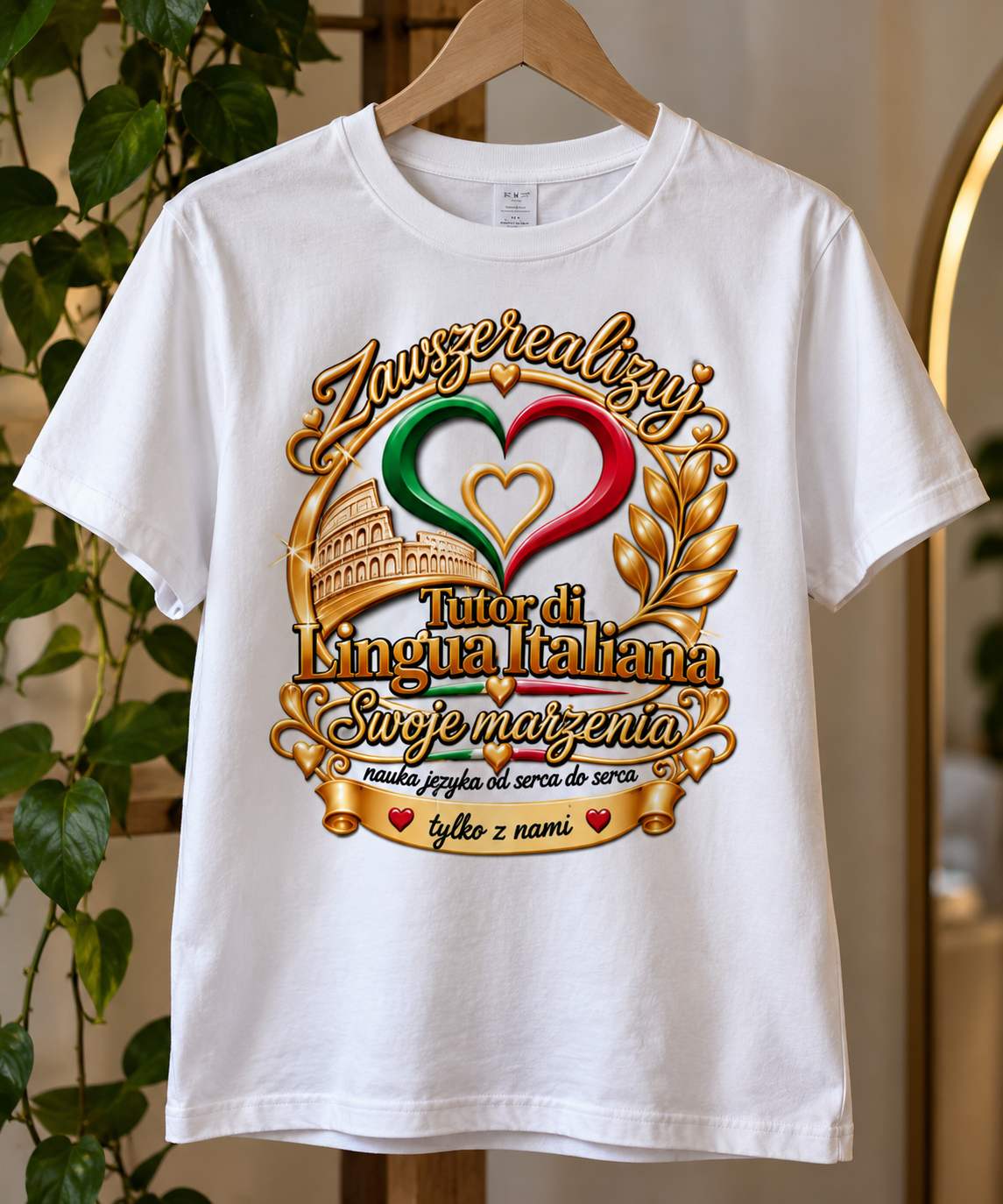 FIRMOWE KOSZULKI TUTOR DI LINGUA ITALIANA - obrazek 3